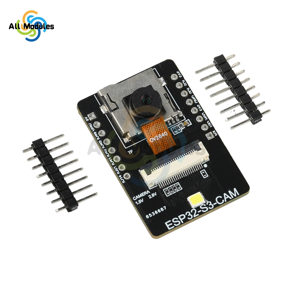 ESP32-S3-CAM WiFi Bluetooth AI Vision Module with Type C Interface for Face Detection and Color Recognition
ESP32-S3-CAM WiFi Bluetooth AI Vision Module with Type C Interface for Face Detection and Color Recognition