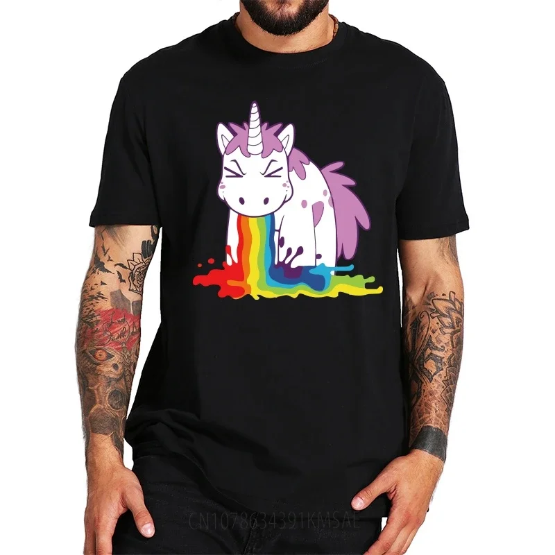Unicorn T Shirt Rainbow Funny Spoof High Quality Cotton White Black Tops Cartoon T-shirt Gift EU Size
Unicorn T Shirt Rainbow Funny Spoof High Quality Cotton White Black Tops Cartoon T-shirt Gift EU Size