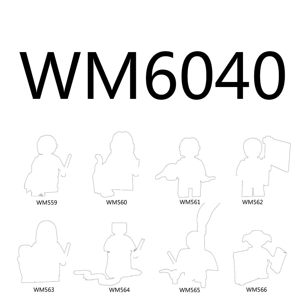 WM6040 Фигурки Строительные блоки Игрушки WM559 WM560 WM561 WM562 WM563 WM564 WM565 WM566
WM6040 Фигурки Строительные блоки Игрушки WM559 WM560 WM561 WM562 WM563 WM564 WM565 WM566