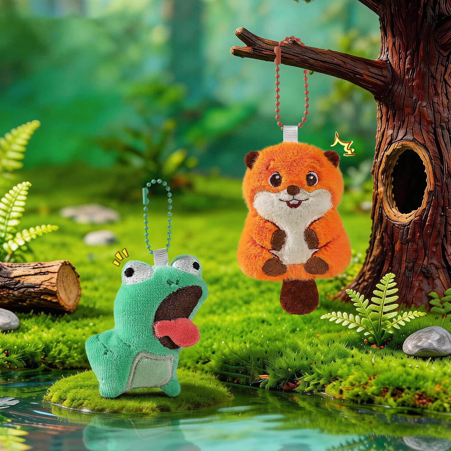 A cute cartoon beaver plush toy keychain, a cute lizard schoolbag hanger, a bag accessory - a great gift for your best friend
A cute cartoon beaver plush toy keychain, a cute lizard schoolbag hanger, a bag accessory - a great gift for your best friend