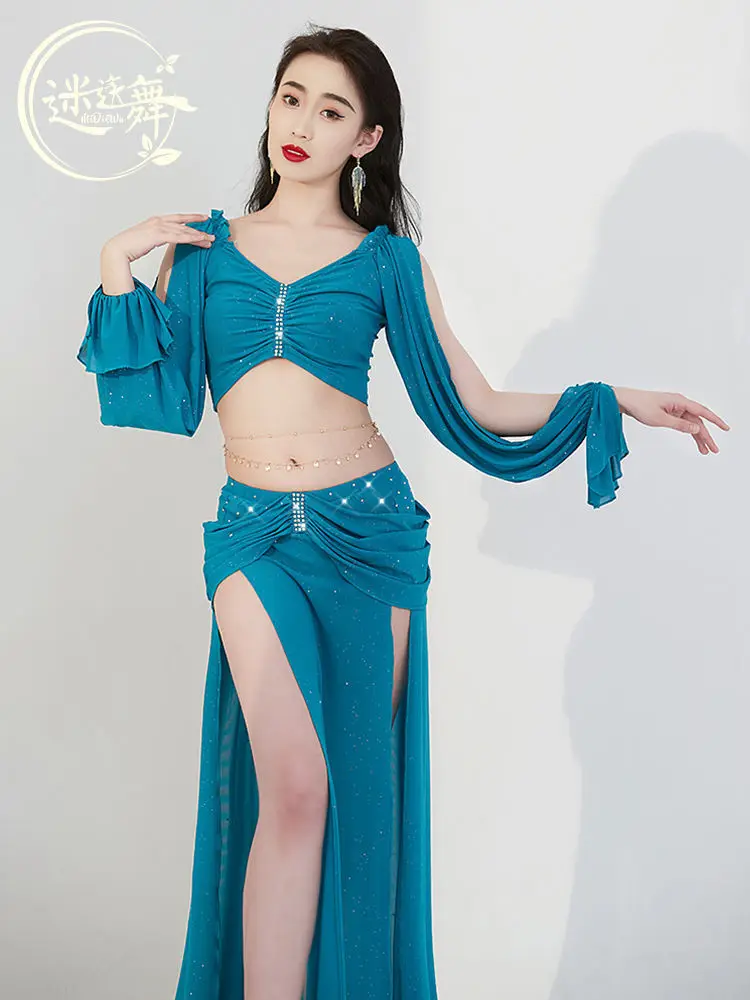 Midi Dance Autumn/Winter Belly Dance Practice Dress Long Skirt Performance Dress Set Sexy Oriental Dance Dress Latin Costume
Midi Dance Autumn/Winter Belly Dance Practice Dress Long Skirt Performance Dress Set Sexy Oriental Dance Dress Latin Costume