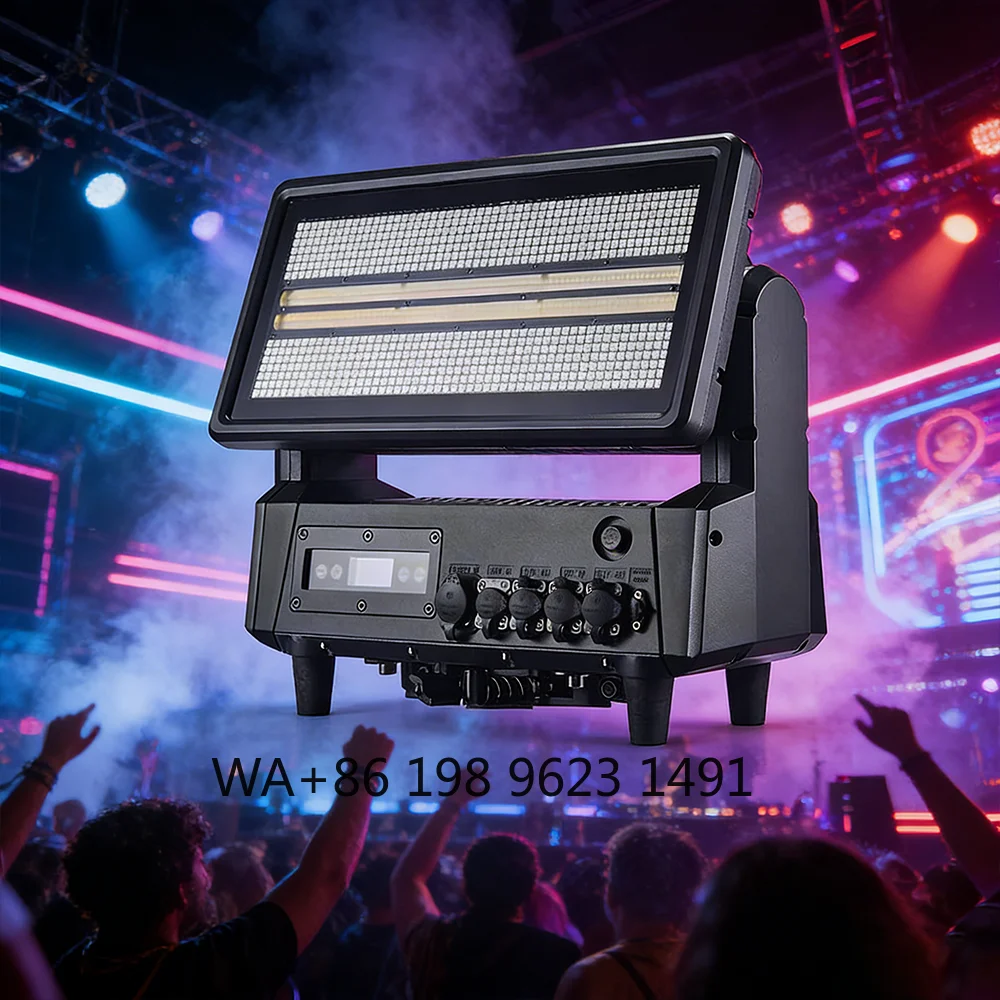 1400W High Power Waterproof Programmable Pixel Strobe Light 63880LM for Wedding Church Architectural Effects
1400W High Power Waterproof Programmable Pixel Strobe Light 63880LM for Wedding Church Architectural Effects