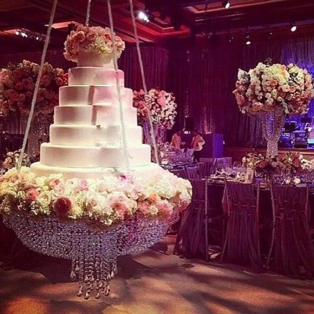 Chandelier Cake Swing Stand Hanging Stand Upside Down Rack Party Dessert Display Holder Romantic Cakes Plate Stand
Chandelier Cake Swing Stand Hanging Stand Upside Down Rack Party Dessert Display Holder Romantic Cakes Plate Stand