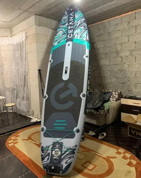 Surfboard Custom Design 11'6"*35"*6" Inflatable Stand up Paddle Board Inflatable SUP Board with Accessories
Surfboard Custom Design 11'6"*35"*6" Inflatable Stand up Paddle Board Inflatable SUP Board with Accessories