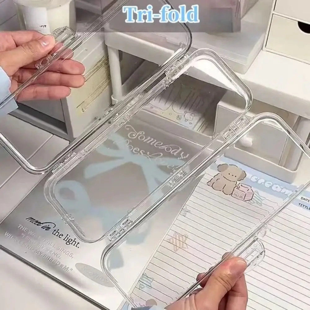 Sticker Acrylic Pencil Case Transparent Double-layer Stationery Organizer Large-capacity Japanese Pen Box Student
Sticker Acrylic Pencil Case Transparent Double-layer Stationery Organizer Large-capacity Japanese Pen Box Student