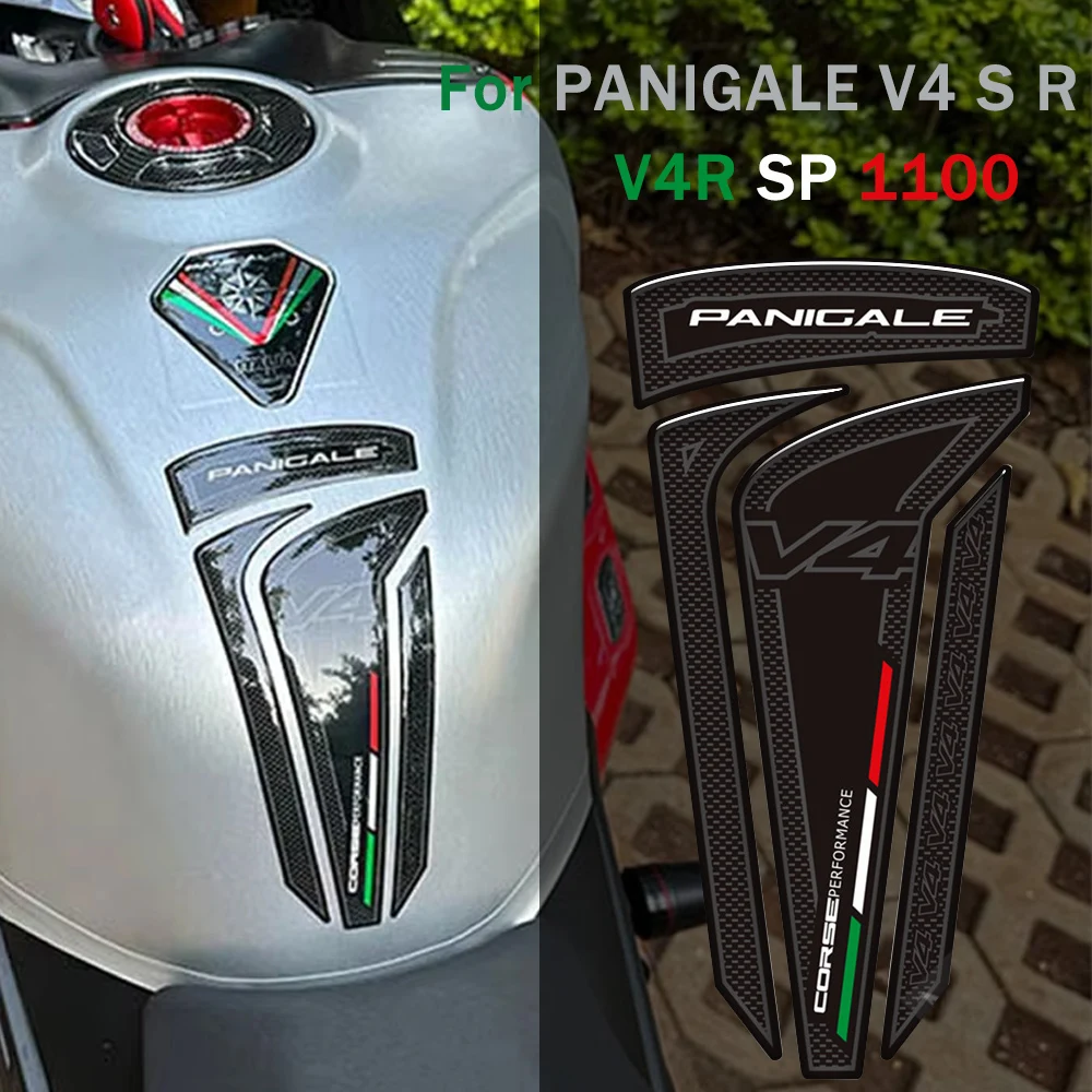 Motorcycle 3D Stickers Decals Tank Pad Grips Knee Kit Gas Fuel Oil Protector For Ducati PANIGALE V4 S RV4R SP 1100
Motorcycle 3D Stickers Decals Tank Pad Grips Knee Kit Gas Fuel Oil Protector For Ducati PANIGALE V4 S RV4R SP 1100 