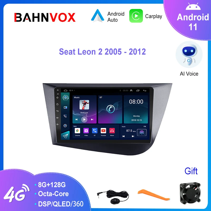 9" Android 11.0 Car Radio for Seat Leon 2 2005-2012 GPS Navigation Stereo Multimedia Video Player Carplay Head Unit 2 DIN 4G DSP
9" Android 11.0 Car Radio for Seat Leon 2 2005-2012 GPS Navigation Stereo Multimedia Video Player Carplay Head Unit 2 DIN 4G DSP