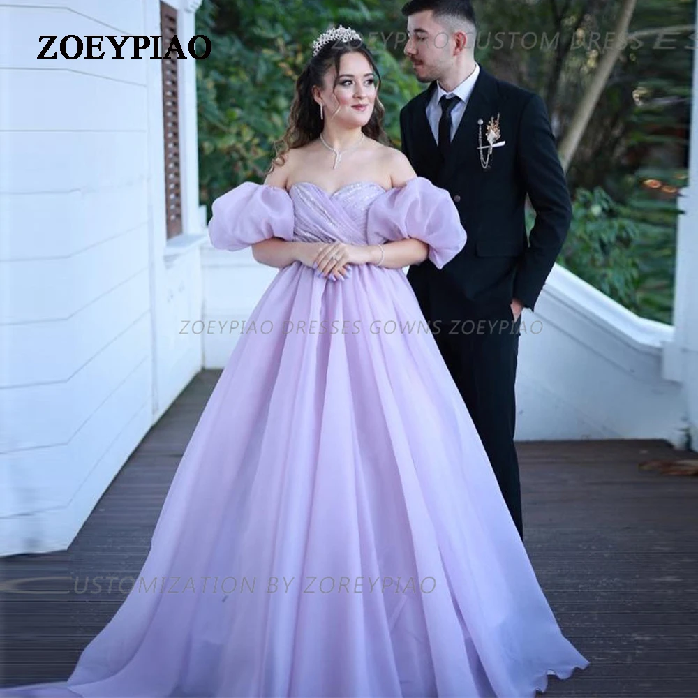 Simple Lavender Organza A Line Long Prom Dresses Sweetheart Shiny Beads Floor Length Formal Party Gowns Dress Vestidos
Simple Lavender Organza A Line Long Prom Dresses Sweetheart Shiny Beads Floor Length Formal Party Gowns Dress Vestidos