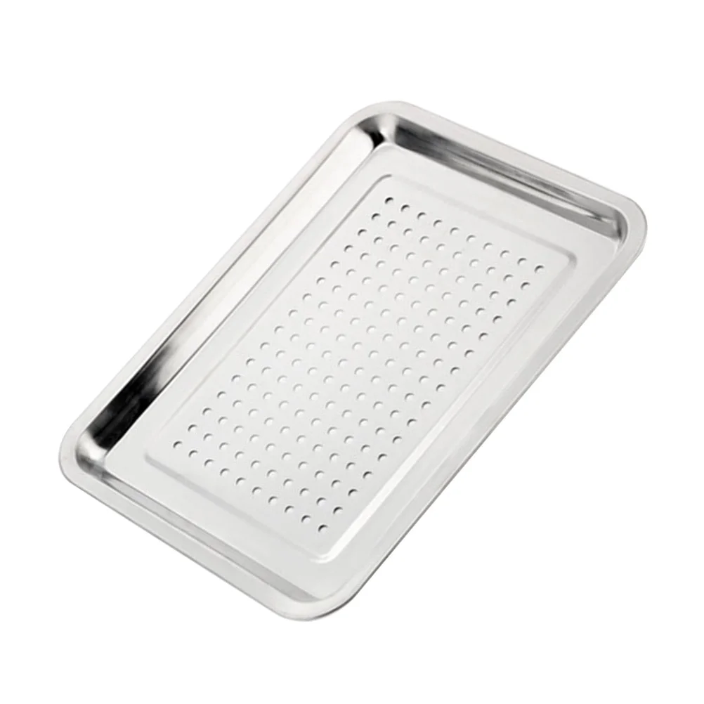 Thickened Stainless Steel Rectangular Tray Drainer Multifunctional Drying Plate Fried Chicken Plates Kitchen Accessories
Thickened Stainless Steel Rectangular Tray Drainer Multifunctional Drying Plate Fried Chicken Plates Kitchen Accessories