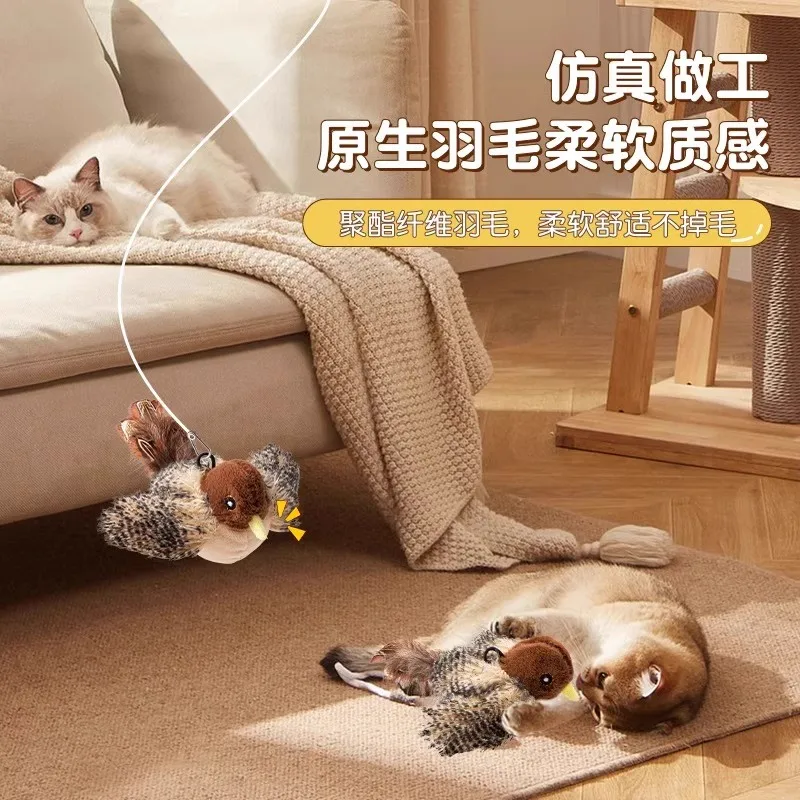 Simulated Sound Birds Cat Toys Cat And Mouse Play Toys Bite Resistant Cat Toys Children'S Toys Desktop Decorations Holiday Gifts
Simulated Sound Birds Cat Toys Cat And Mouse Play Toys Bite Resistant Cat Toys Children'S Toys Desktop Decorations Holiday Gifts