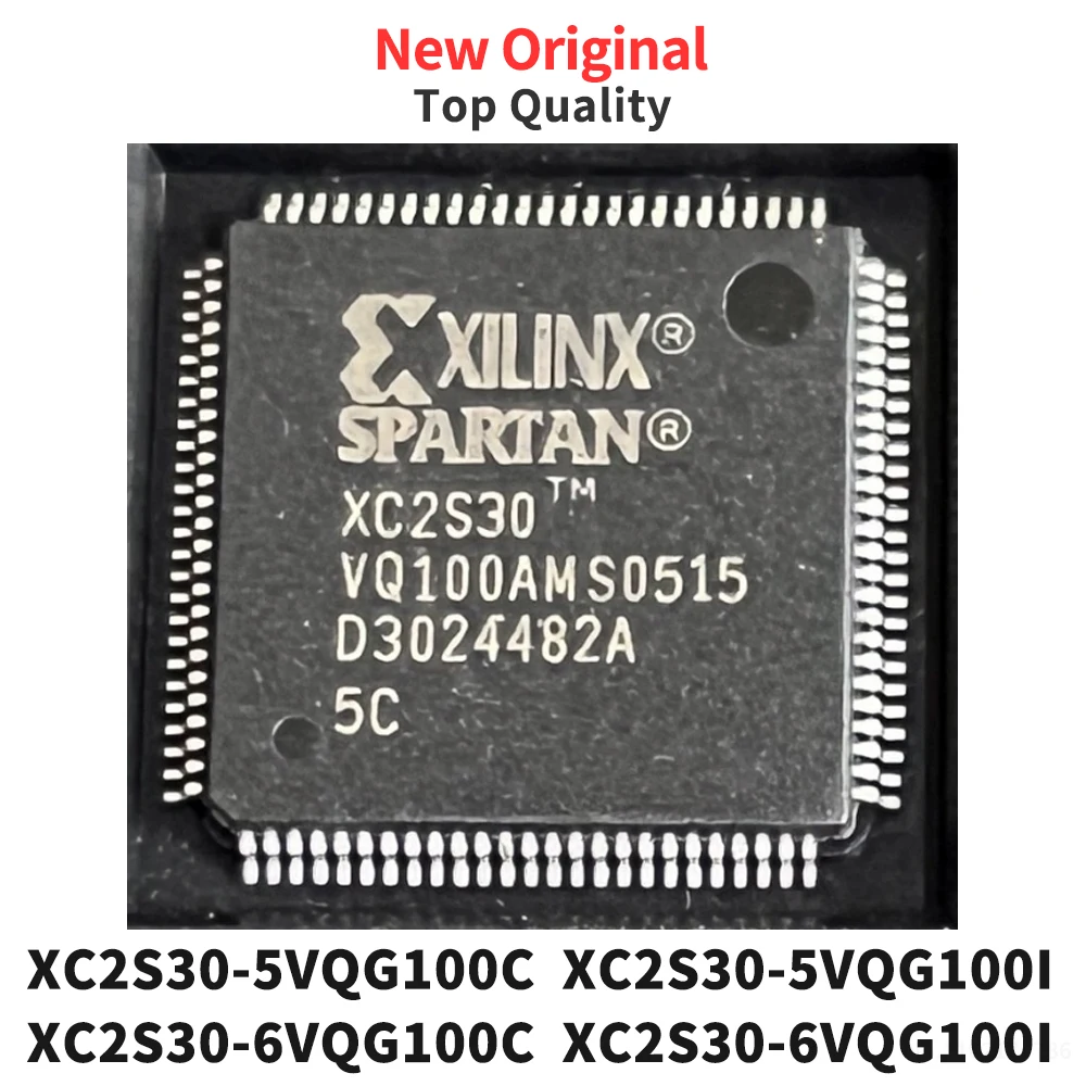 (1 Piece) XC2S30-5VQG100C XC2S30-5VQG100I XC2S30-6VQG100C XC2S30-6VQG100I QFP-100 Original XC2S30 VQG100
(1 Piece) XC2S30-5VQG100C XC2S30-5VQG100I XC2S30-6VQG100C XC2S30-6VQG100I QFP-100 Original XC2S30 VQG100