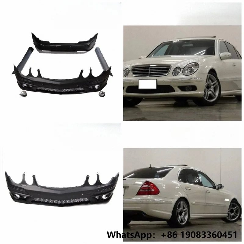 PP Material AMGS E63 Style Body Kit Front Bumper Side Skirt Rear Bumper For E Class W211 2006-2009 E200 E240
PP Material AMGS E63 Style Body Kit Front Bumper Side Skirt Rear Bumper For E Class W211 2006-2009 E200 E240