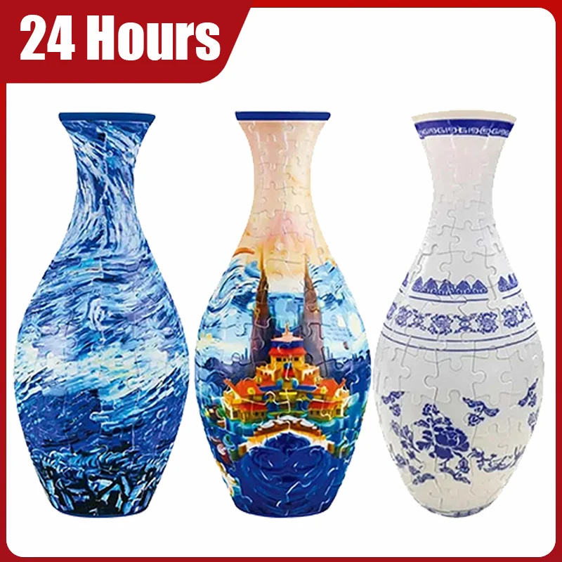 3D Flower Vase Puzzle for Kids Diy Assembly Toy Home Decor Floral Bricks Container Flower Arrangement Housewarming Children Gift
3D Flower Vase Puzzle for Kids Diy Assembly Toy Home Decor Floral Bricks Container Flower Arrangement Housewarming Children Gift