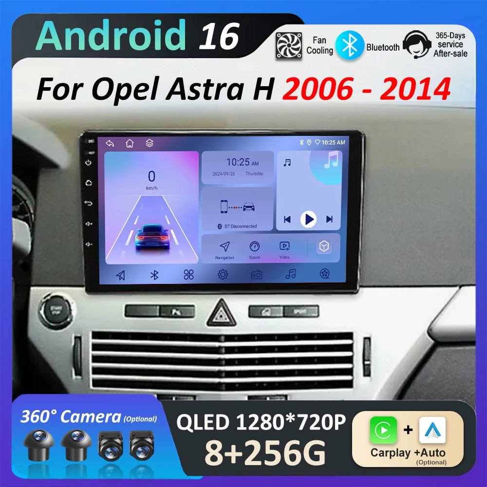 Android 16 WIFI for Opel Astra H 2006 2007 2008 2009 2010 - 2014 Car Multimedia Video Player Wireless Carplay Smart System 4G BT
Android 16 WIFI for Opel Astra H 2006 2007 2008 2009 2010 - 2014 Car Multimedia Video Player Wireless Carplay Smart System 4G BT