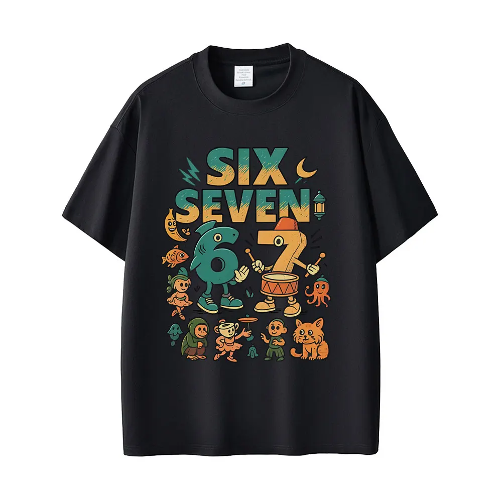 Funny Italian Brainrot Six Seven 67 Number Graphic T Shirt Men Women Casual Oversized T-shirt Male Summer Pure Cotton T-shirts
Funny Italian Brainrot Six Seven 67 Number Graphic T Shirt Men Women Casual Oversized T-shirt Male Summer Pure Cotton T-shirts