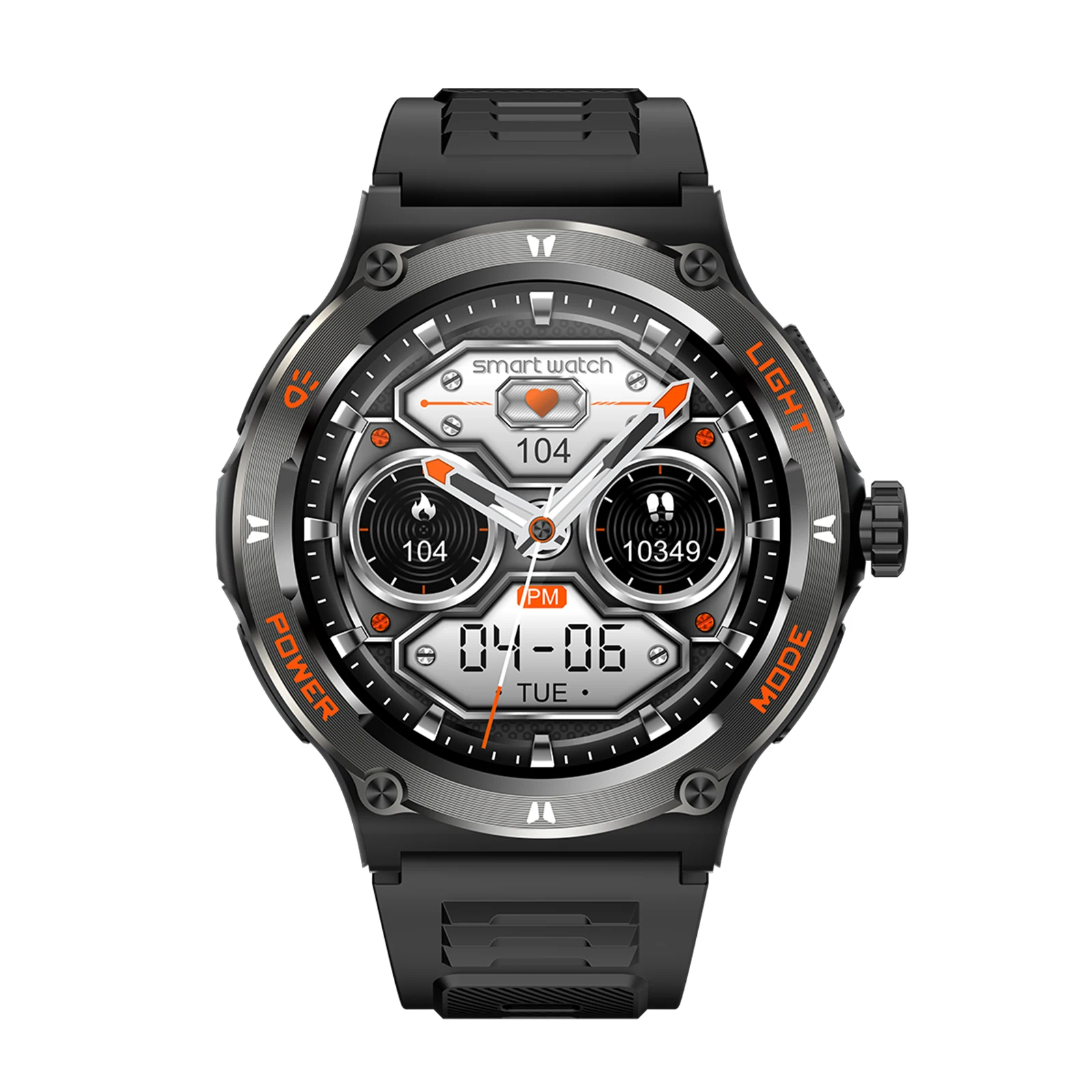 Waterproof Smartwatch with LED Flashlight Outdoor Sports Smartwatch Heart Rate/Sleep Monitor Fitness Tracker for Men and Women
Waterproof Smartwatch with LED Flashlight Outdoor Sports Smartwatch Heart Rate/Sleep Monitor Fitness Tracker for Men and Women