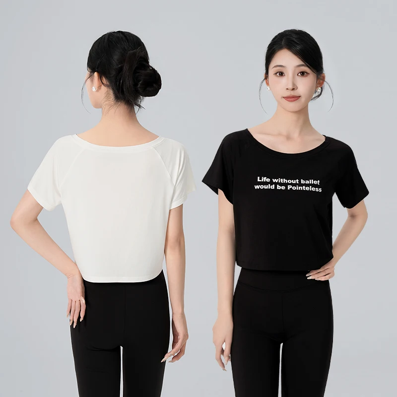 Women Print Short Sleeve Dance Tops Running Clothes Yoga Fitness Baring New Sport T-shirt Loose Gym Workout Shirts
Women Print Short Sleeve Dance Tops Running Clothes Yoga Fitness Baring New Sport T-shirt Loose Gym Workout Shirts