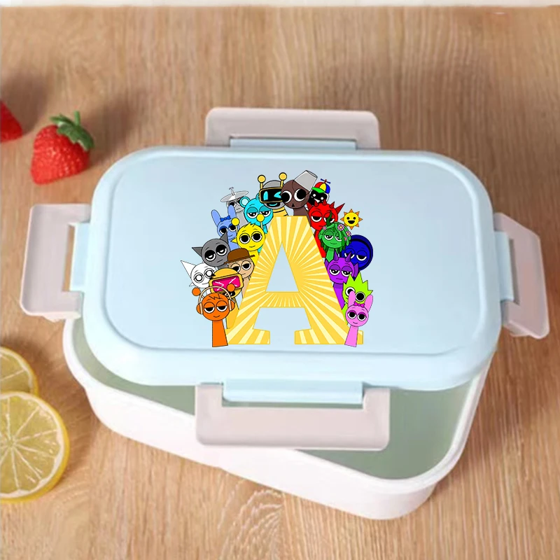 Sprunki Lunch Box Cartoon 26 Letters Print Portable Bento Boxes Man Woman Hermetic Food Crisper Single Layer Capacity Lunch Case
Sprunki Lunch Box Cartoon 26 Letters Print Portable Bento Boxes Man Woman Hermetic Food Crisper Single Layer Capacity Lunch Case
