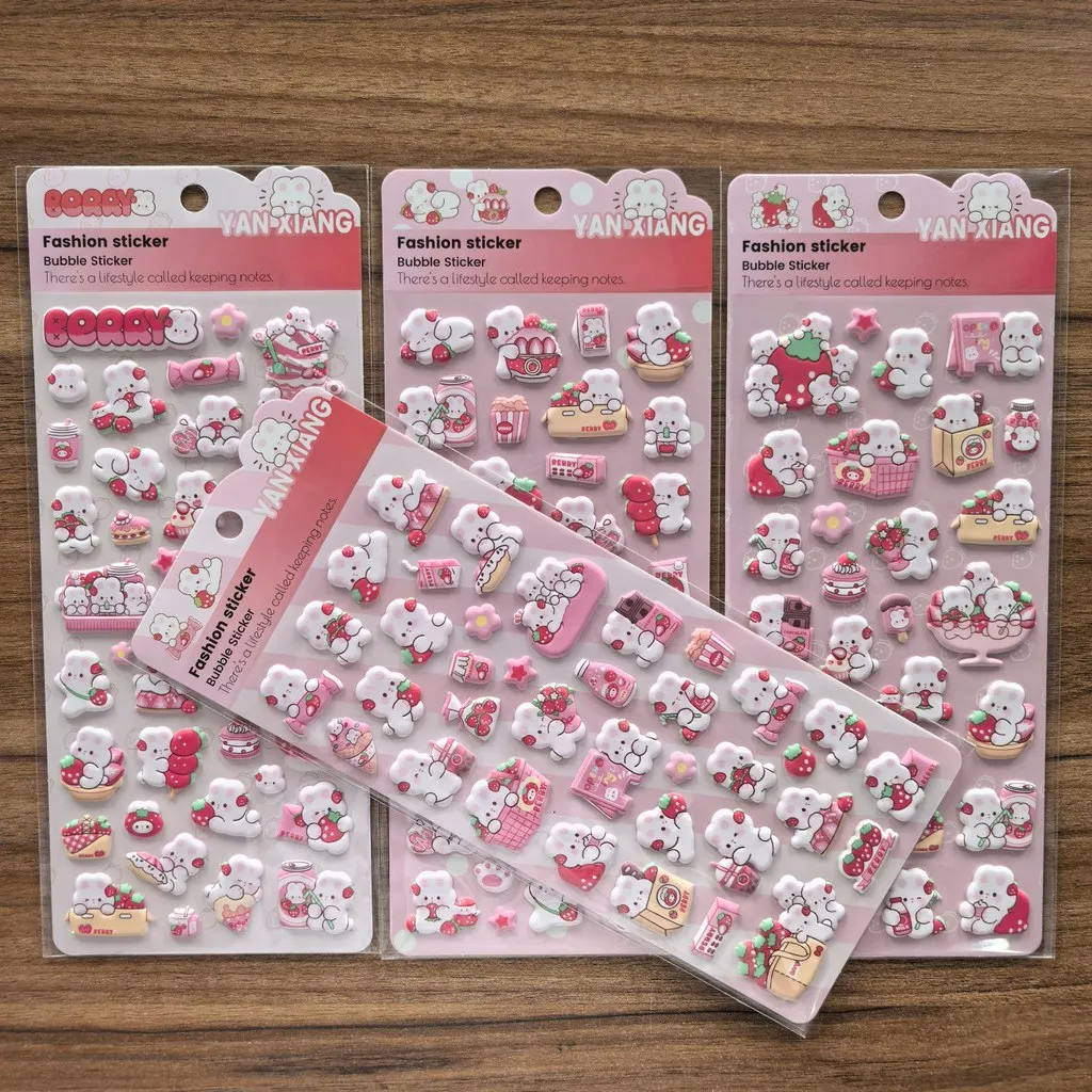 4 шт., наклейки из пенопласта EVA с розовым клубничным кроликом-кавайный декор для журналов ручной работы для детей и девочек, магазин AnimeWorlds
4 шт., наклейки из пенопласта EVA с розовым клубничным кроликом-кавайный декор для журналов ручной работы для детей и девочек, магазин AnimeWorlds