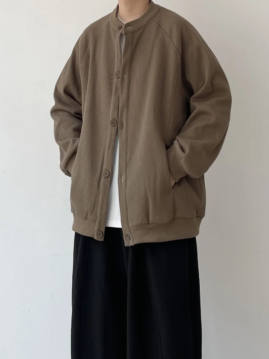 Ретро-кардиган в японском стиле, свободного кроя, однотонный, с воротником-стойкой, для мужчин и женщин, весенне-осенняя модная верхняя одежда
Ретро-кардиган в японском стиле, свободного кроя, однотонный, с воротником-стойкой, для мужчин и женщин, весенне-осенняя модная верхняя одежда