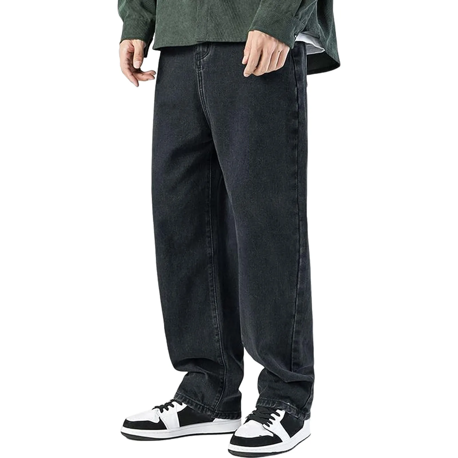 Youth Popular Denim Pants Men'S Loose Solid Color Jogging Jeans Spring Summer Wide Leg Pants Hip-Pop Streetwear Ropa Hombre
Youth Popular Denim Pants Men'S Loose Solid Color Jogging Jeans Spring Summer Wide Leg Pants Hip-Pop Streetwear Ropa Hombre