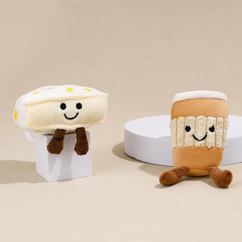 11cm Creative Coffee Cheese Soft Stuffed Plush Doll Toys Delicate Kawaii Schoolbag Decoration Keychain Gifts for Kids Friends
11cm Creative Coffee Cheese Soft Stuffed Plush Doll Toys Delicate Kawaii Schoolbag Decoration Keychain Gifts for Kids Friends