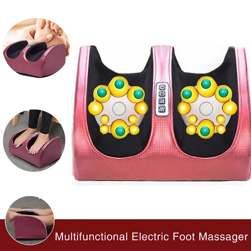 Electric Foot Massager Shiatsu Kneading Rolling Vibration Tool Heating Therapy Calf Reflex Muscle Relaxation Massager
Electric Foot Massager Shiatsu Kneading Rolling Vibration Tool Heating Therapy Calf Reflex Muscle Relaxation Massager