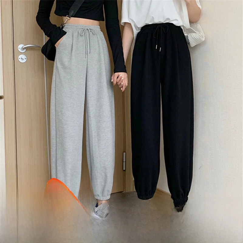 Loose Straight Leg Harem Pants Women's Casual Sports Trousers Outerwear Spring Autumn plus Size 300 Pounds Korean Style
Loose Straight Leg Harem Pants Women's Casual Sports Trousers Outerwear Spring Autumn plus Size 300 Pounds Korean Style