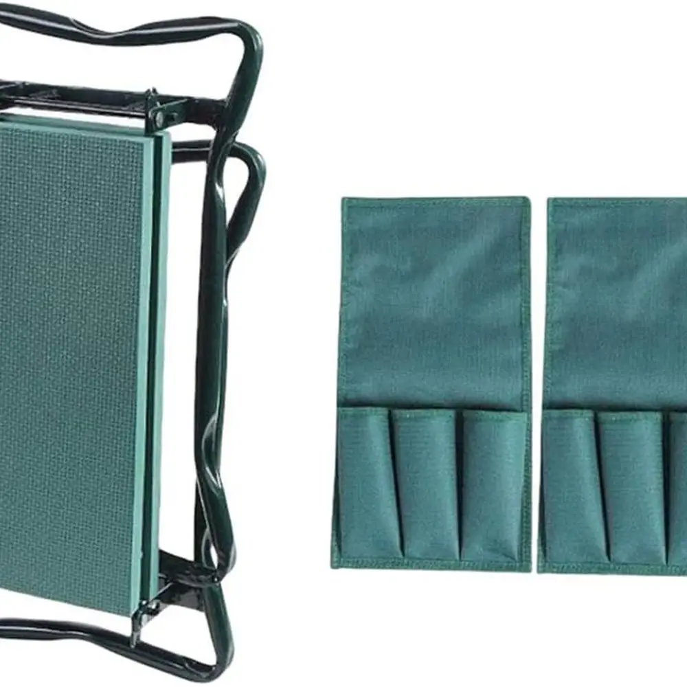 Portable Folding Garden Kneeler with Tool Bag & Cushion, 60x27x49cm, Green
Portable Folding Garden Kneeler with Tool Bag & Cushion, 60x27x49cm, Green