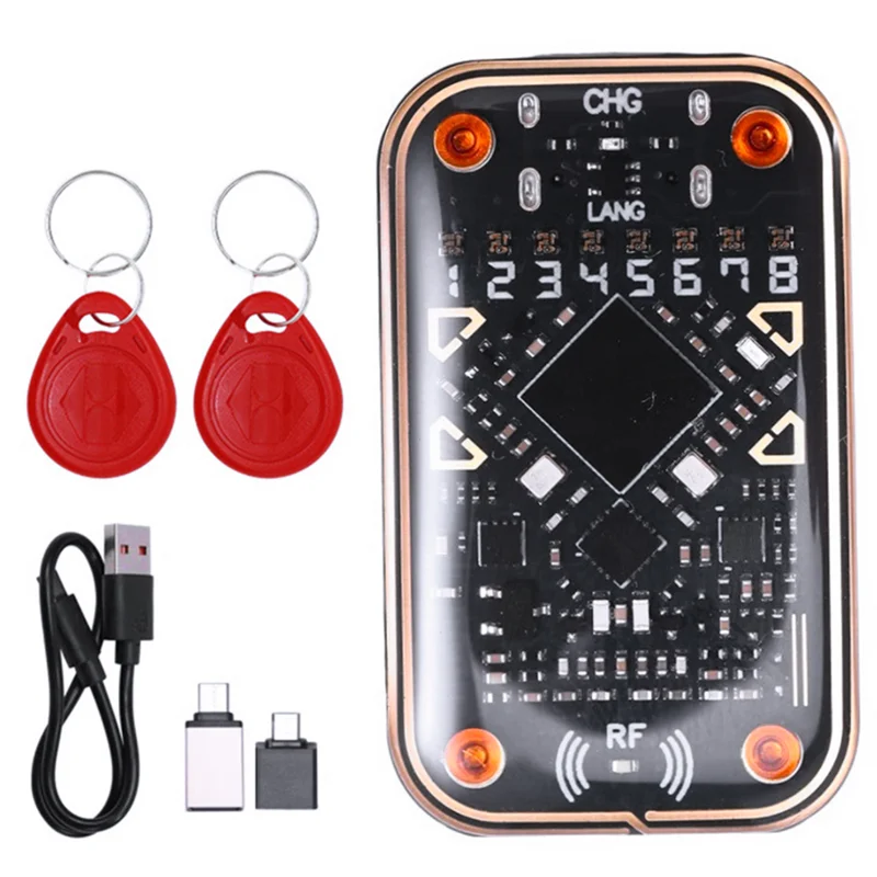 A39Q-Chameleon Ultra V2.0 RFID Считыватель смарт-чипов RFID Считыватель смарт-чипов 125K 13,56M Декодирование карт NFC Дубликатор
A39Q-Chameleon Ultra V2.0 RFID Считыватель смарт-чипов RFID Считыватель смарт-чипов 125K 13,56M Декодирование карт NFC Дубликатор