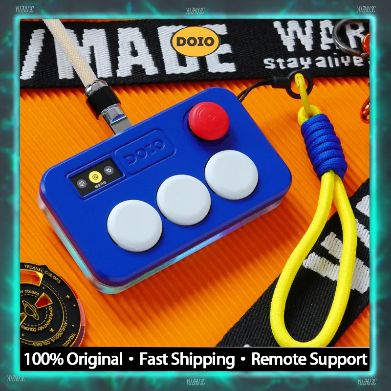 DOIO KBGM-M03-HE 3-Key / 4-Key Mini Rhythm Game Controller Magnetic Hall Switch 0.05mm Adjustable Travel CNC Aluminum & Acrylic
DOIO KBGM-M03-HE 3-Key / 4-Key Mini Rhythm Game Controller Magnetic Hall Switch 0.05mm Adjustable Travel CNC Aluminum & Acrylic