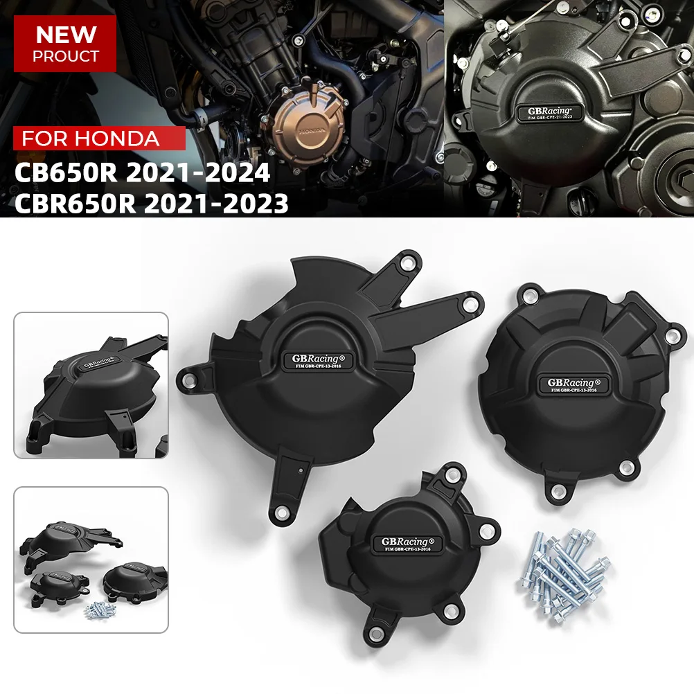 GBRacing Engine Cover Protective Case For HONDA CB650R & CBR650R 2021-2024 Motorcycle Parts Impact Protection 
GBRacing Engine Cover Protective Case For HONDA CB650R & CBR650R 2021-2024 Motorcycle Parts Impact Protection