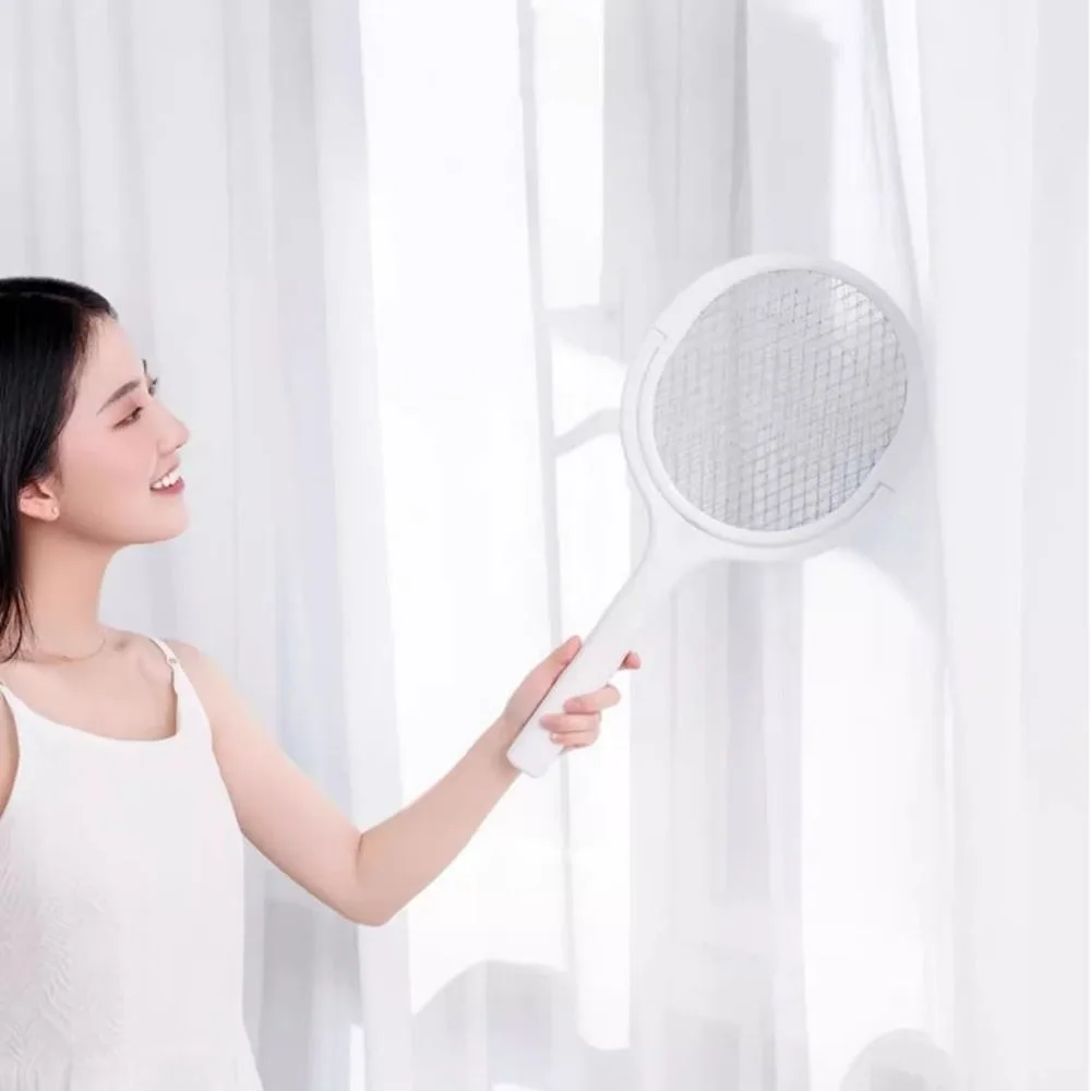 Rechargeable Electric Mosquito Swatter Rotating Head with Telescopic Rod Fly Swatter Adjustable Angle Reversible Mosquito Zapper
Rechargeable Electric Mosquito Swatter Rotating Head with Telescopic Rod Fly Swatter Adjustable Angle Reversible Mosquito Zapper