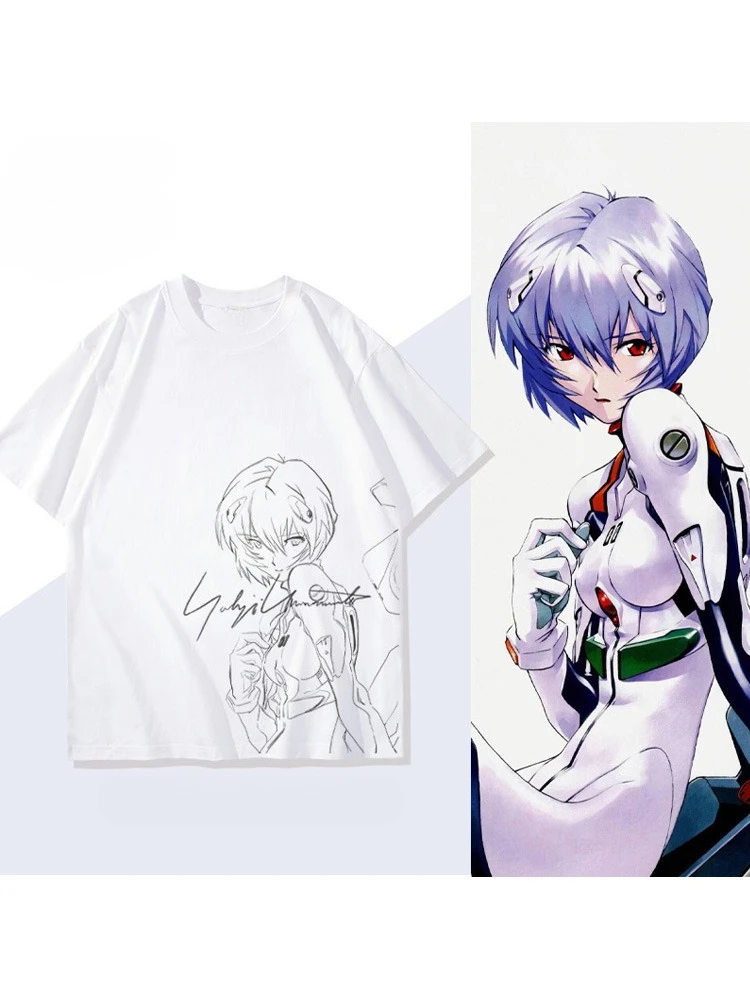 2025 Summer Anime EVA Rei Ayanami Cartoon Cute Trendy Short-sleeved Round-neck Graphic Print T-shirt
2025 Summer Anime EVA Rei Ayanami Cartoon Cute Trendy Short-sleeved Round-neck Graphic Print T-shirt