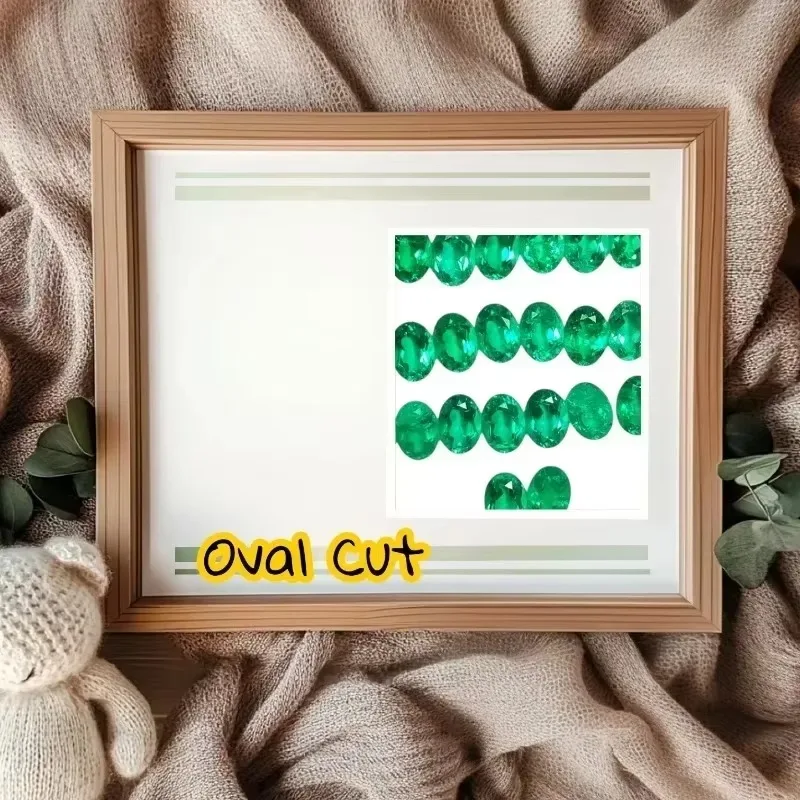 M-M-Lab Grown Colombian Emerald Stone Hydrothermal Hand-cutting Oval Cut Synthetic Emerald Stone with AGL Certificate Daily wear
M-M-Lab Grown Colombian Emerald Stone Hydrothermal Hand-cutting Oval Cut Synthetic Emerald Stone with AGL Certificate Daily wear