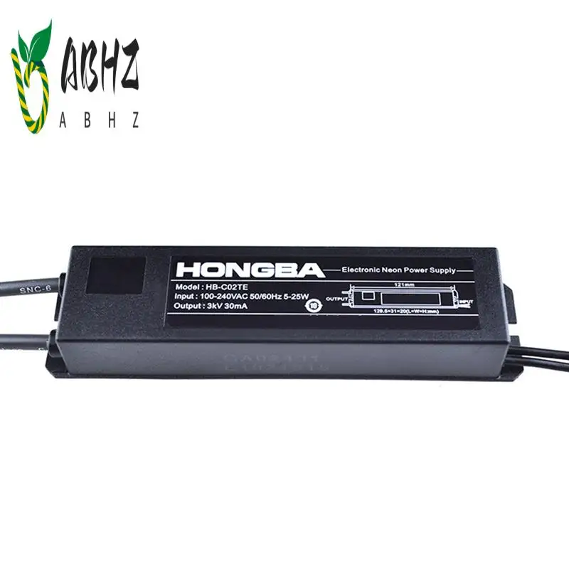 ABHZ-HONGBA 1 Piece Neon Light Sign Electronic Transformer Power Supply Neon Light Transformer 3KV 30MA 5-25W
ABHZ-HONGBA 1 Piece Neon Light Sign Electronic Transformer Power Supply Neon Light Transformer 3KV 30MA 5-25W