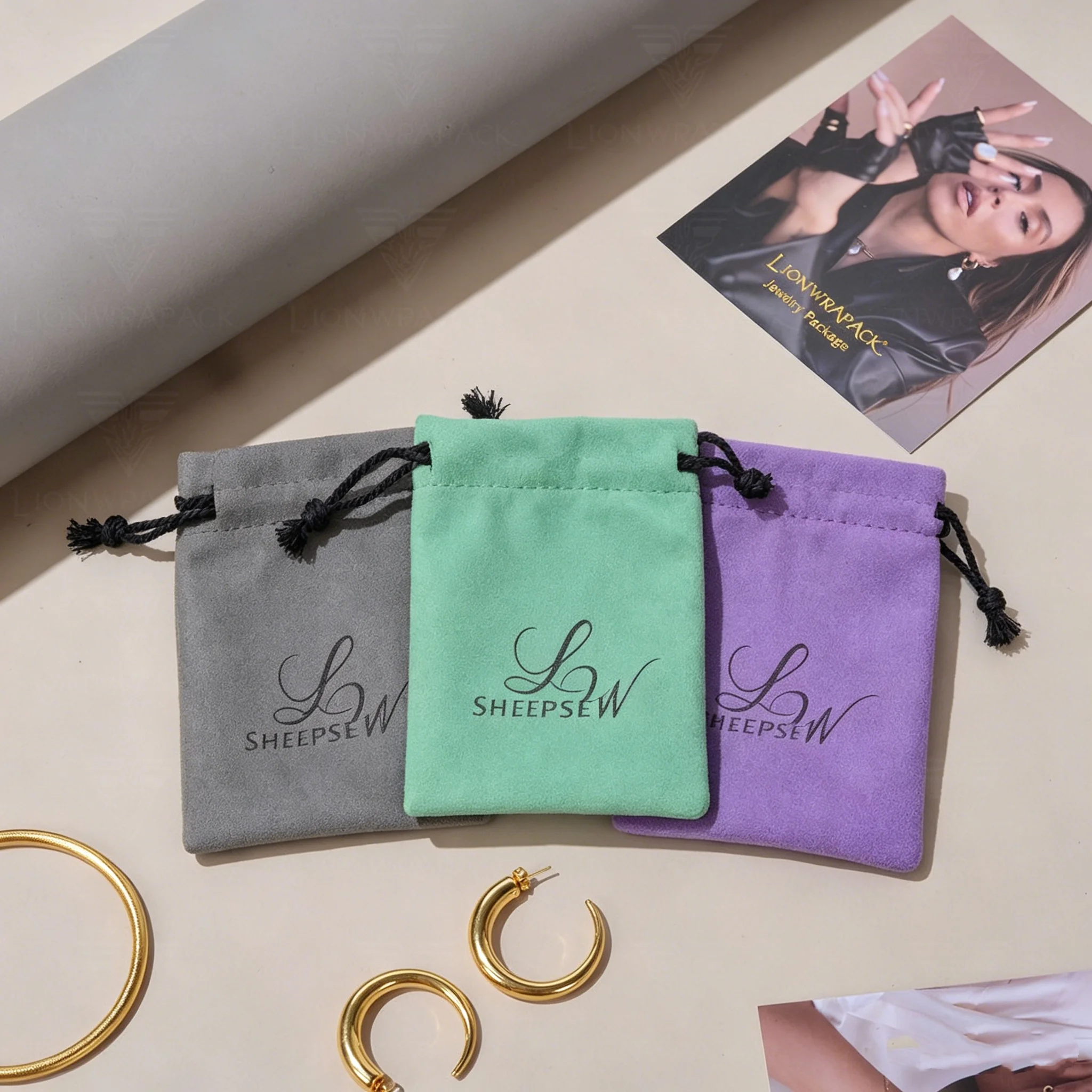 SheepSew Hot Sale Printed Canvas Drawstring Pouch Custom Logo Organic Cotton Jewelry Storage Bag
SheepSew Hot Sale Printed Canvas Drawstring Pouch Custom Logo Organic Cotton Jewelry Storage Bag