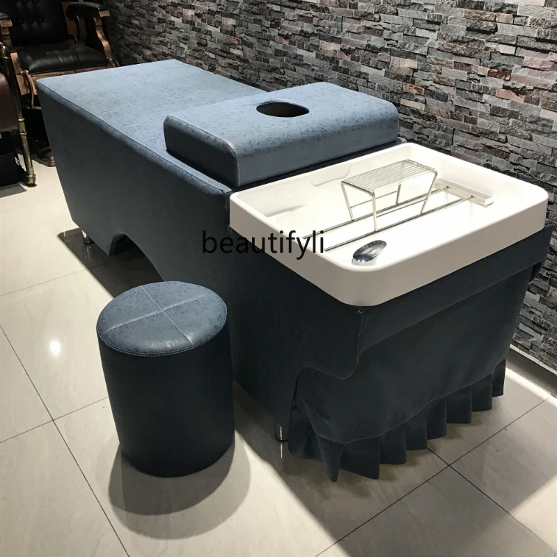 Beauty Salon Shampoo Chair Barber Shop Spa Shampoo Chair Hair Salon Lying Completely Massage Flushing Bed
Beauty Salon Shampoo Chair Barber Shop Spa Shampoo Chair Hair Salon Lying Completely Massage Flushing Bed