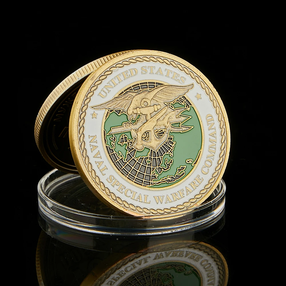 USA Naval Special Warfare Command Sea Air Land Navy Military Challenge Coin Souvenir Gift
USA Naval Special Warfare Command Sea Air Land Navy Military Challenge Coin Souvenir Gift