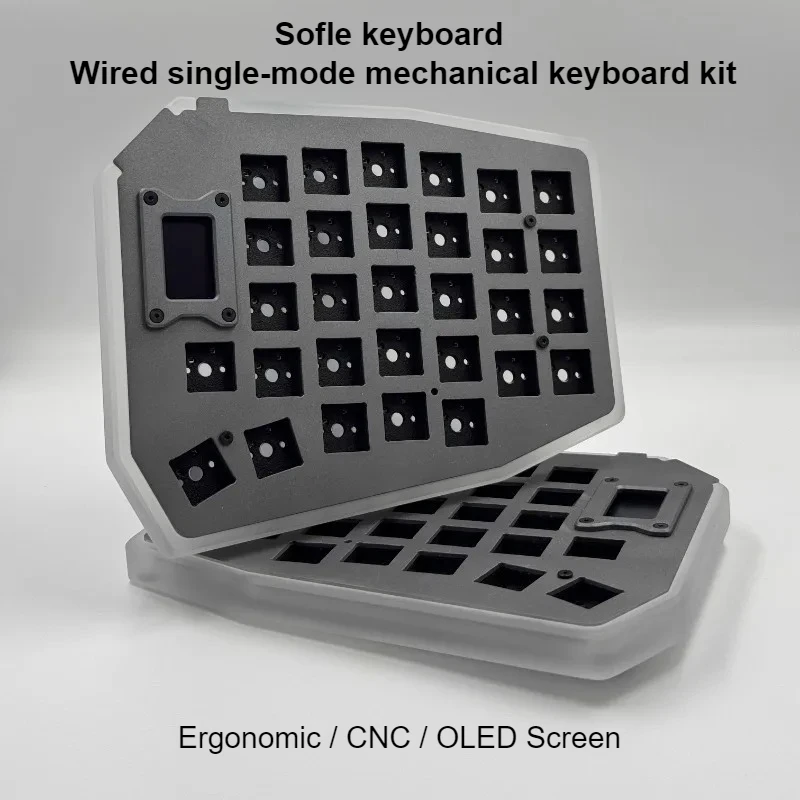 Sofle Split Keyboard Kit Wired Hot Swap OLED Screen DIY Custom Ergonomic Teclado Office Esports Gaming Mechanical Keyboard VIA
Sofle Split Keyboard Kit Wired Hot Swap OLED Screen DIY Custom Ergonomic Teclado Office Esports Gaming Mechanical Keyboard VIA