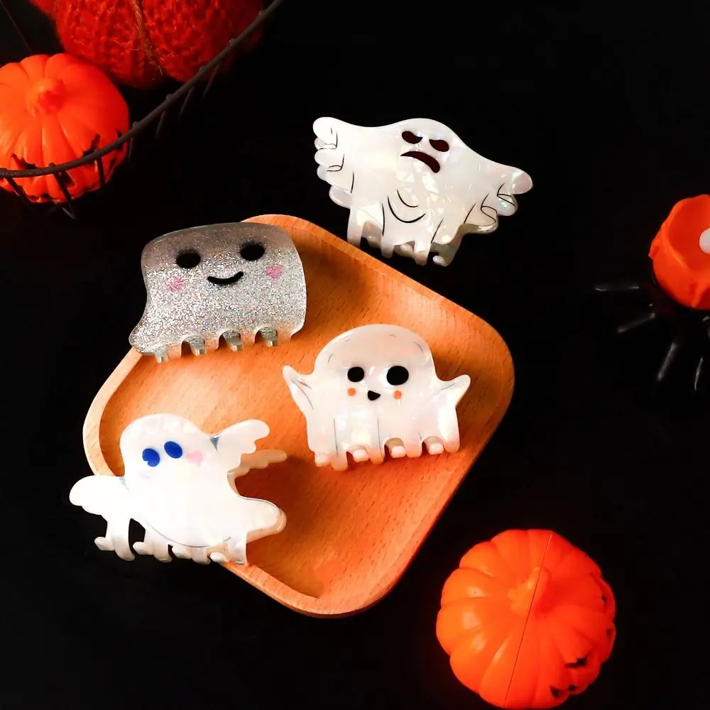Cute PVC Ghost Hair Claw Colourful Grab Clip Halloween Hair Clip Hairpin Hair Accessories Shark Clip Girls
Cute PVC Ghost Hair Claw Colourful Grab Clip Halloween Hair Clip Hairpin Hair Accessories Shark Clip Girls