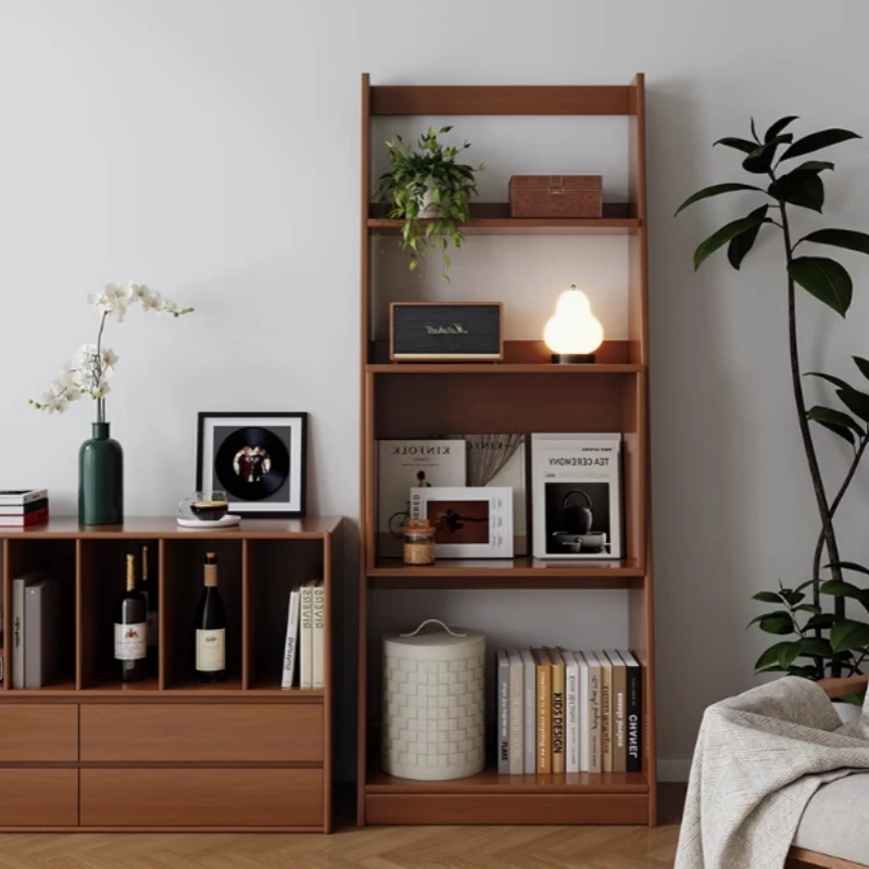 Solid wood bookshelf floor rack household living room storage cabinet simple multi-layer wall storage shelf display rack
Solid wood bookshelf floor rack household living room storage cabinet simple multi-layer wall storage shelf display rack