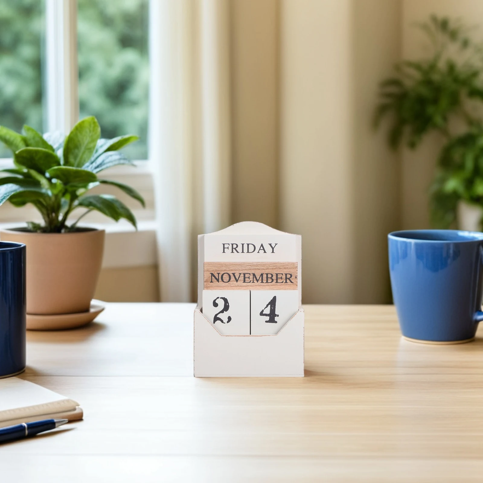 Block Calendar Vintage Wood Perpetual Calendar for Desk and Table Retro Wooden Block Manual Date Display for Office Decoration
Block Calendar Vintage Wood Perpetual Calendar for Desk and Table Retro Wooden Block Manual Date Display for Office Decoration