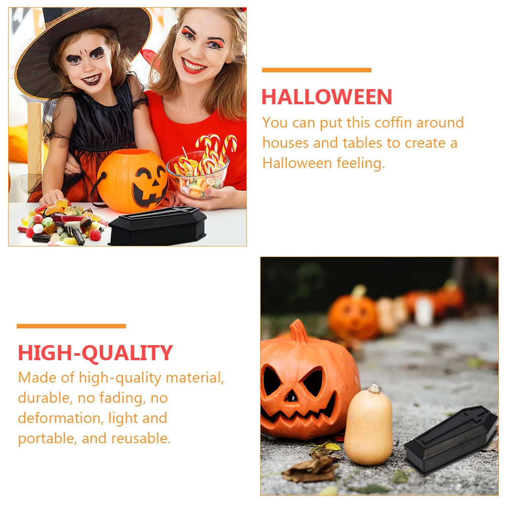 5pcs Coffin Box Ornaments Plastic Halloween Decor Reusable Casket Props StorageHaunted House Prank Accessories Gifts
5pcs Coffin Box Ornaments Plastic Halloween Decor Reusable Casket Props StorageHaunted House Prank Accessories Gifts