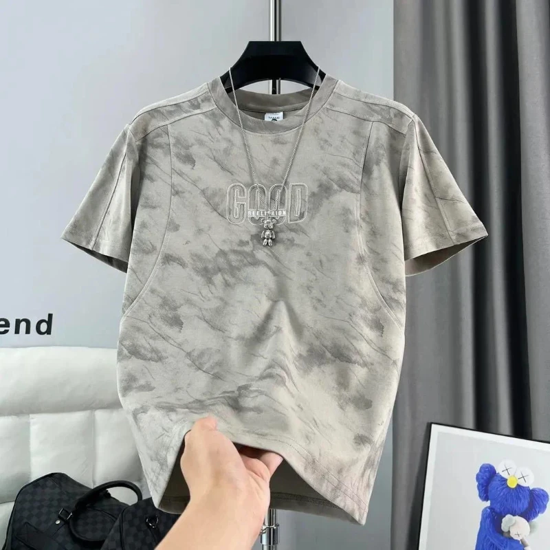 Good Tie Dye Print Round Neck Short Sleeve Casual T Shirt For Men Summer Daily Wear Breathable Lightweight Design
Good Tie Dye Print Round Neck Short Sleeve Casual T Shirt For Men Summer Daily Wear Breathable Lightweight Design