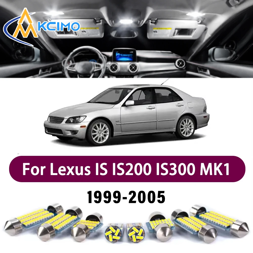 Superior LED Interior Kit for Lexus IS IS200 IS300 1999-2005 2001 2002 2003 2004 Premium Errorless Dome Map Trunk Vehicle Lamps
Superior LED Interior Kit for Lexus IS IS200 IS300 1999-2005 2001 2002 2003 2004 Premium Errorless Dome Map Trunk Vehicle Lamps
