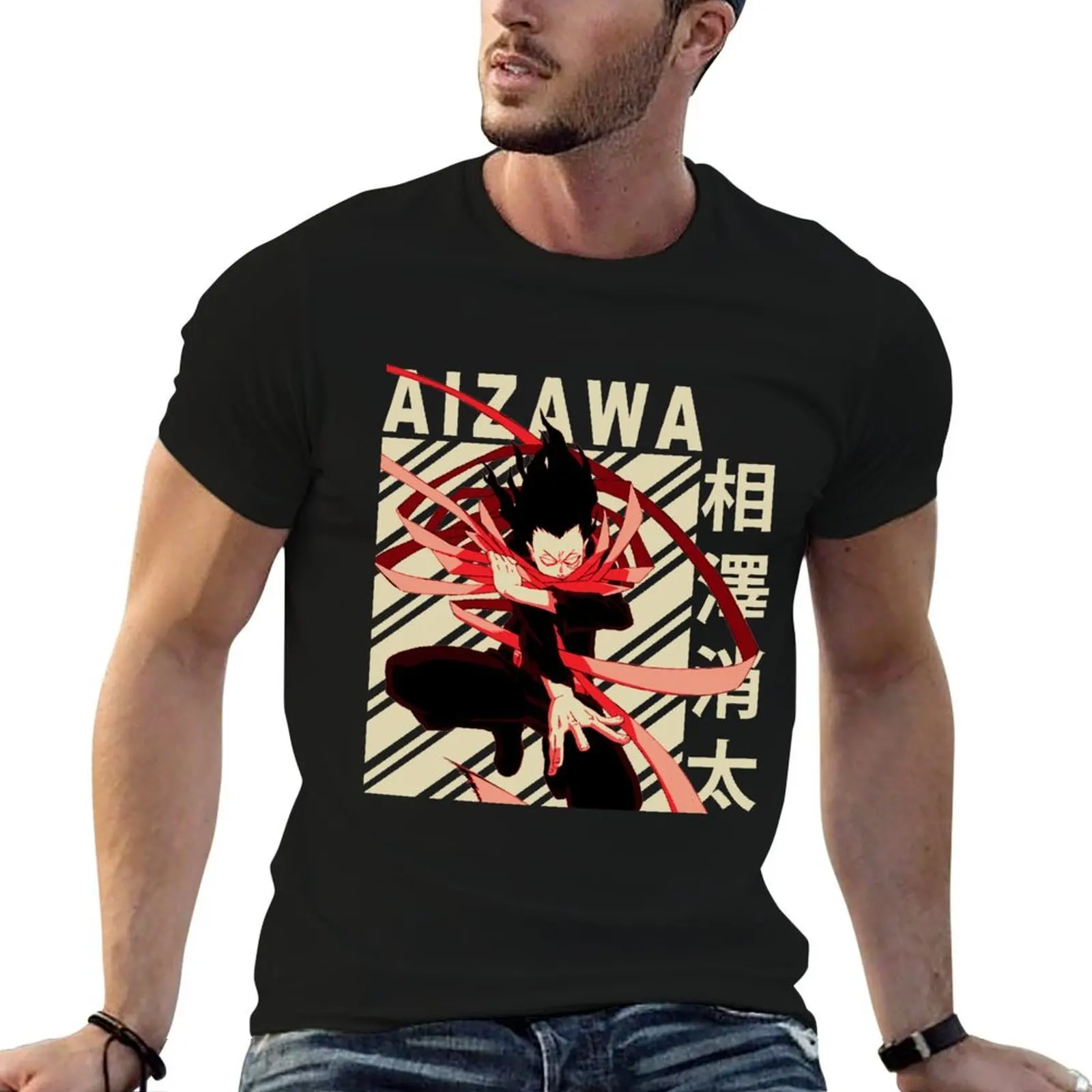 Aizawa Shota - Vintage Art T-Shirt man t shirt heavy cotton anime t shirts oversize t shirts for man pack white T-shirt
Aizawa Shota - Vintage Art T-Shirt man t shirt heavy cotton anime t shirts oversize t shirts for man pack white T-shirt