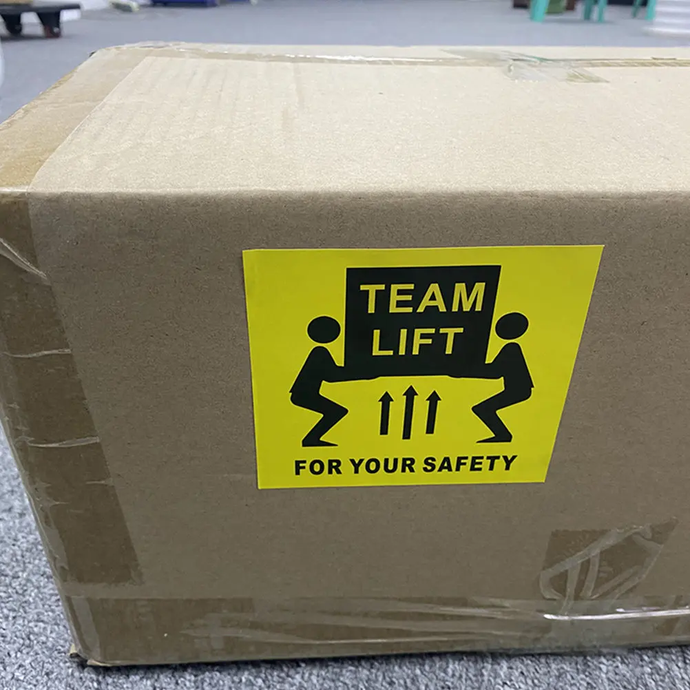 200Pcs Team Lift Required Warning Sticker Heavy Object Lifting Safety Sign Self-Adhesive Caution Decal for Hospital Factory
200Pcs Team Lift Required Warning Sticker Heavy Object Lifting Safety Sign Self-Adhesive Caution Decal for Hospital Factory