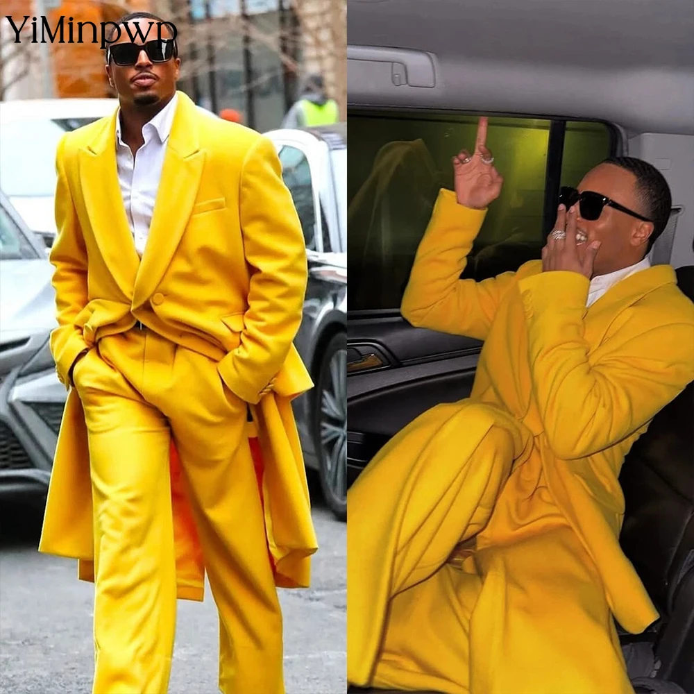 YiMinpwp Yellow Men's Suits Peaked Lapel Wedding Tuxedo Party 2 Pieces Satin Party Prom Long Blazer Set Slim Fit Suit XS-5XL
YiMinpwp Yellow Men's Suits Peaked Lapel Wedding Tuxedo Party 2 Pieces Satin Party Prom Long Blazer Set Slim Fit Suit XS-5XL