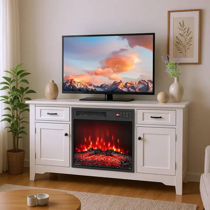 18 Inch Electric Fireplace Insert with Remote Control and 7 Realistic Flame Colors
18 Inch Electric Fireplace Insert with Remote Control and 7 Realistic Flame Colors